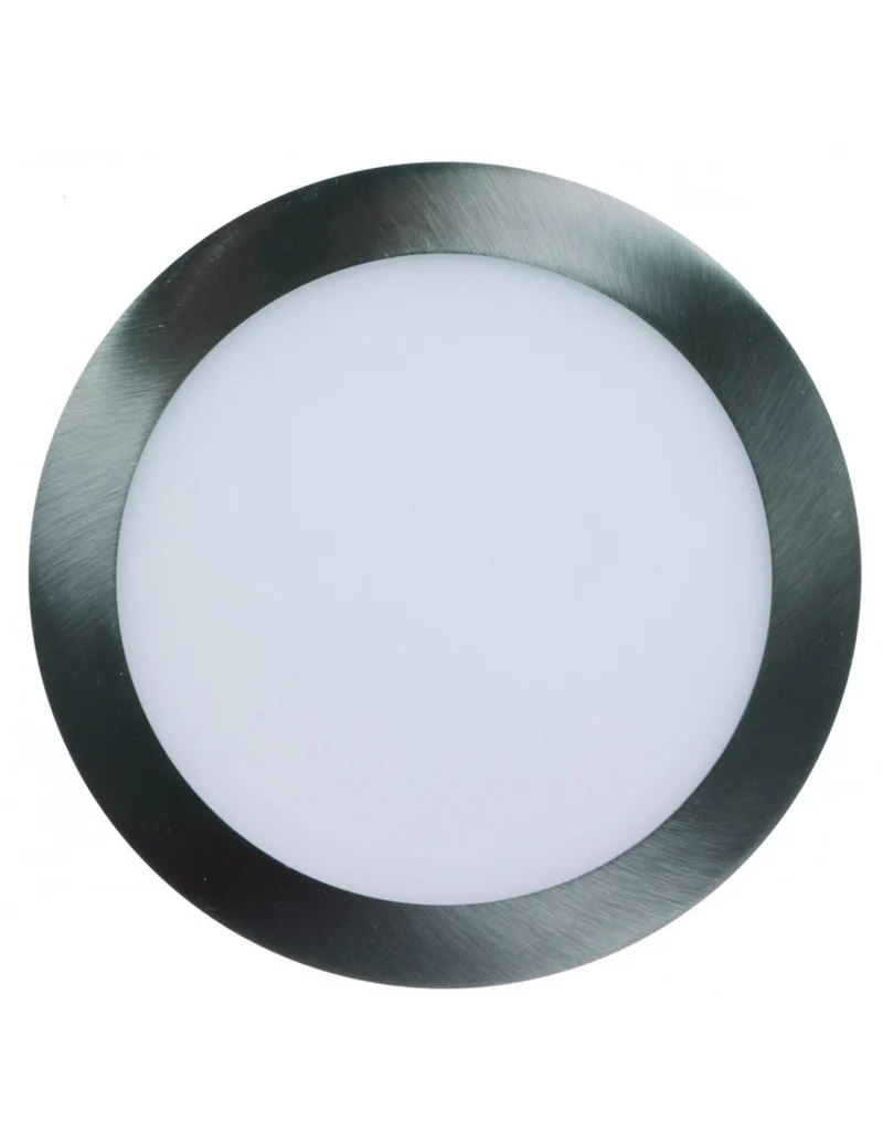 PB Downlight panel LED níquel redondo 12W 4000K PB3012-N