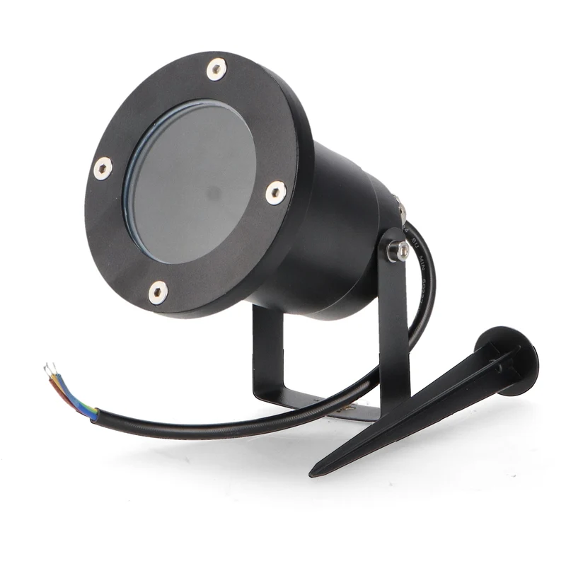 LEDME Ventur Proyector foco pincho estaca exterior jardín negro GU10 7301