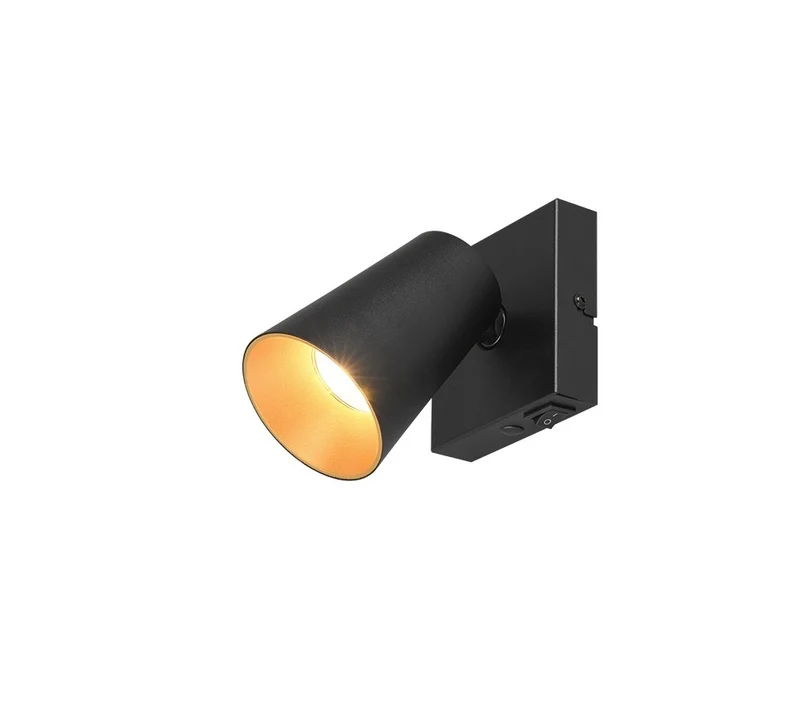 Foco Trio Sharp negro mate 8cm 817170132