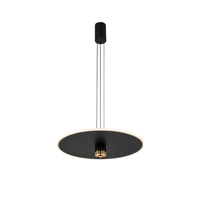 Mantra Nomada Lámpara de techo colgante LED negro/oro 8982