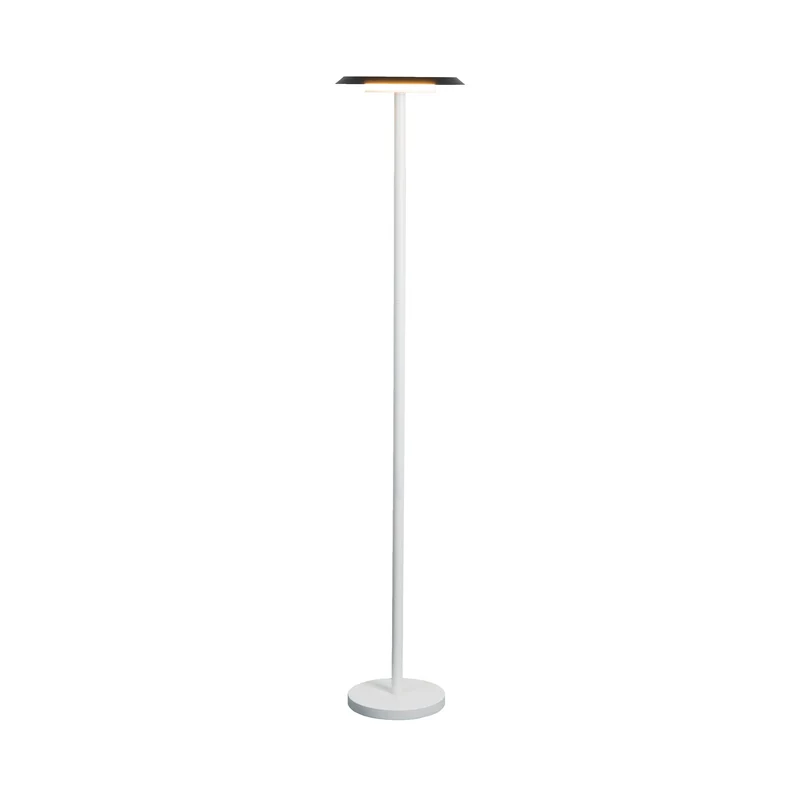 Mantra Tina Lámpara pie de salón LED 12W 3000K blanco y negro 9005