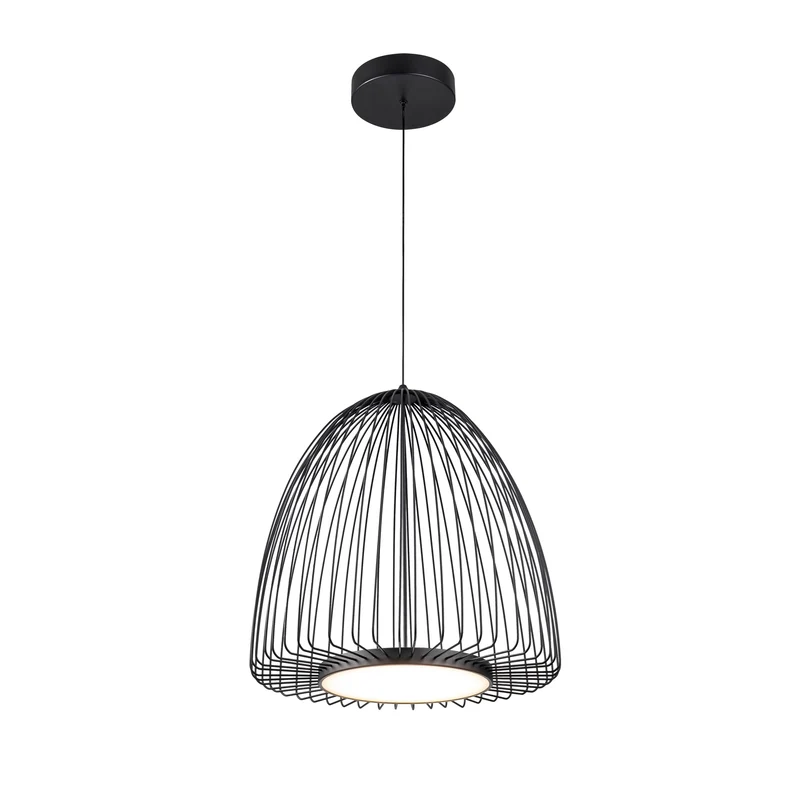 Mantra Smart Lámpara de techo colgante LED negro 9016