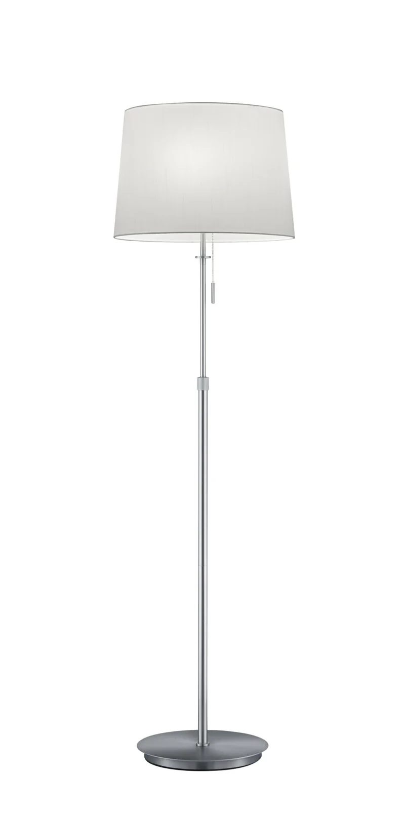 Lámpara de pie Trio Lyon 3 luces níquel mate 180cm 409100307