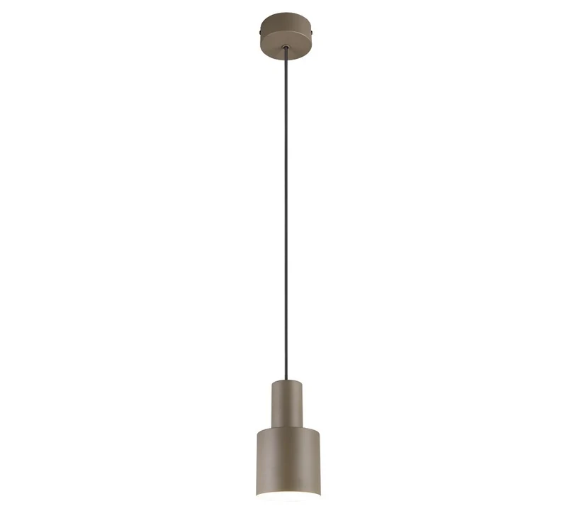Lámpara de techo colgante Trio Agudo gris pardo 150cm 319400141