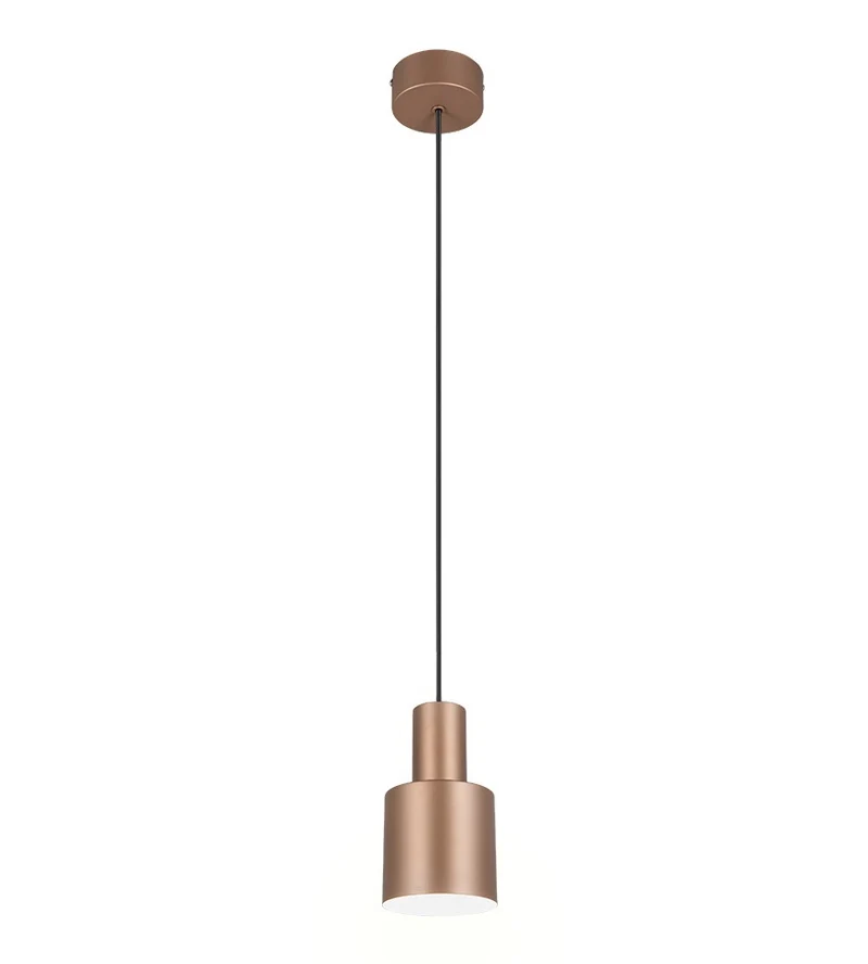Lámpara de techo colgante Trio Agudo marrón café 150cm 319400165