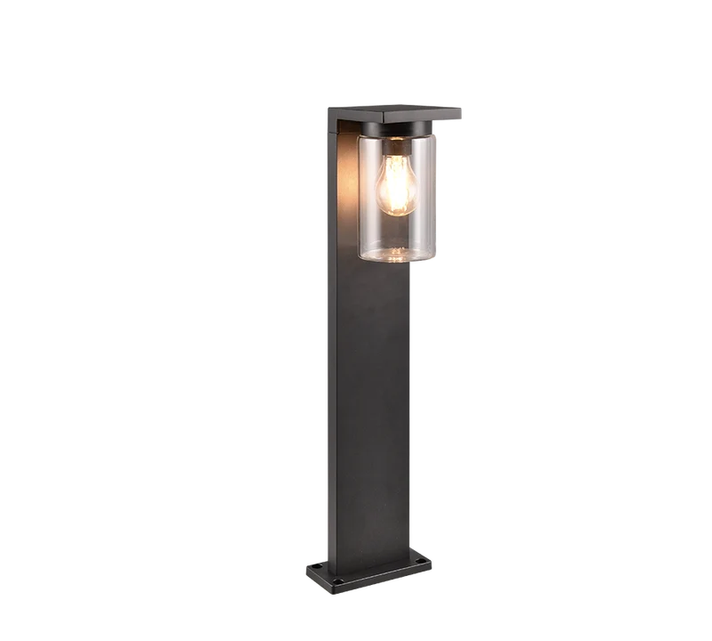 Baliza de exterior Trio Ardila negro mate sensor crepuscular IP44 65cm 511660132