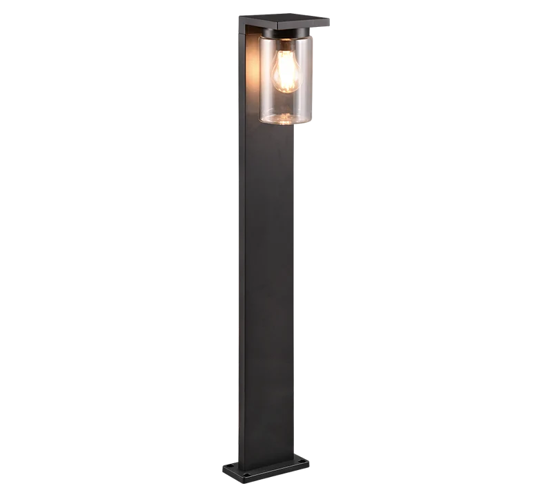 Baliza de exterior Trio Ardila negro mate sensor crepuscular IP44 100cm 411660132