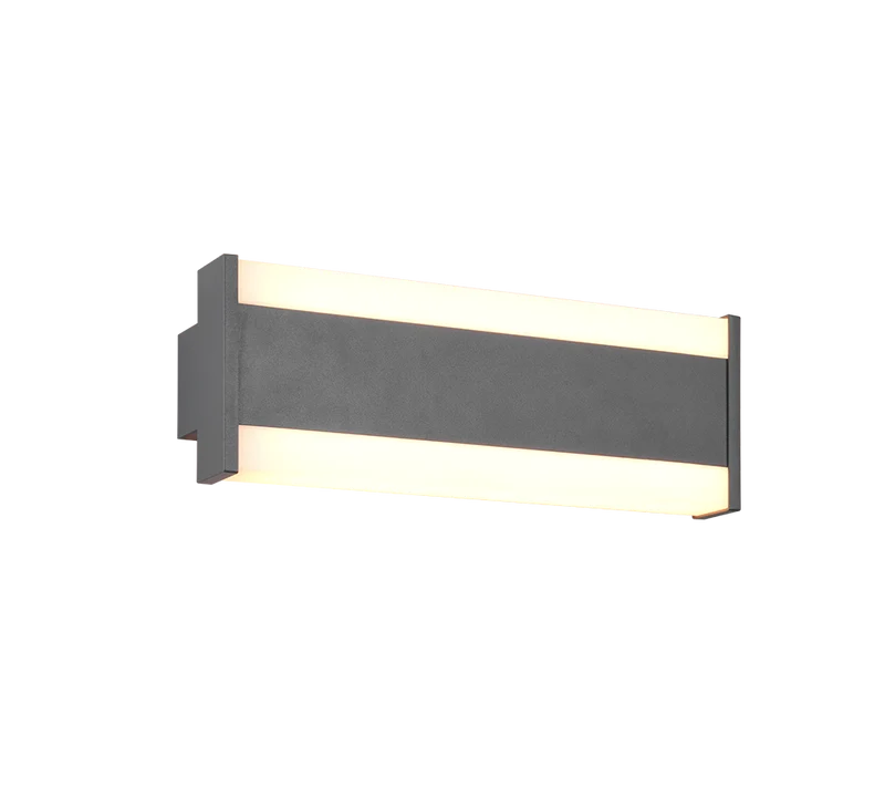 Aplique de exterior Trio Dawson LED antracita arriba y abajo IP54 246360142