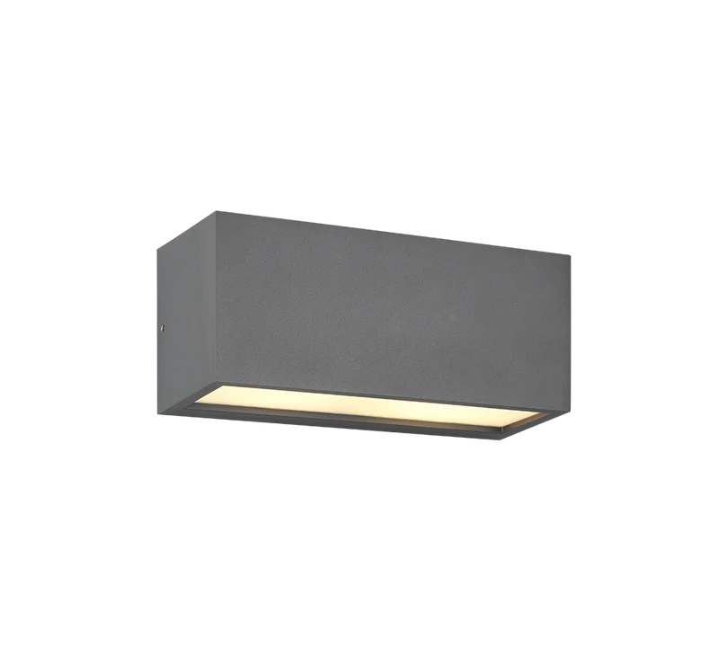 Aplique de exterior Trio Mayenne 2 luces antracita arriba y abajo IP44 218560242