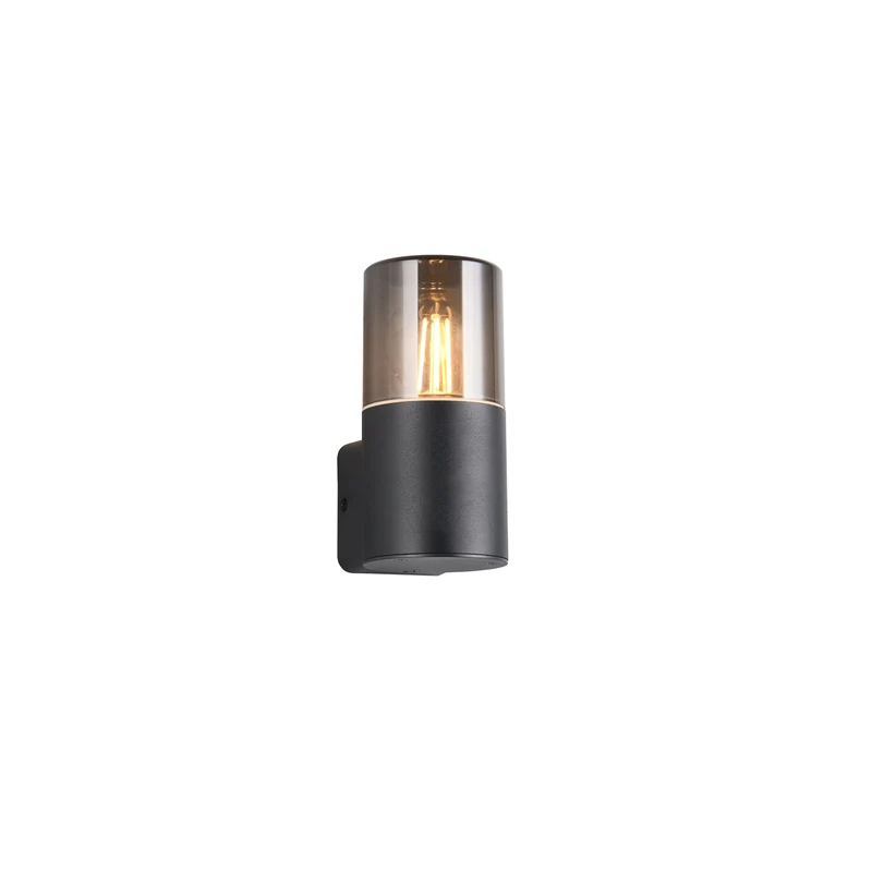 Aplique de exterior Trio Hoosic negro mate IP44 224060132