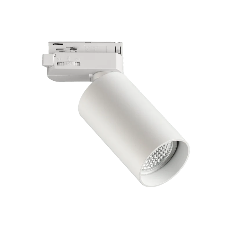 ACB Zoom Foco carril LED GU10 8W blanco texturado T37640B