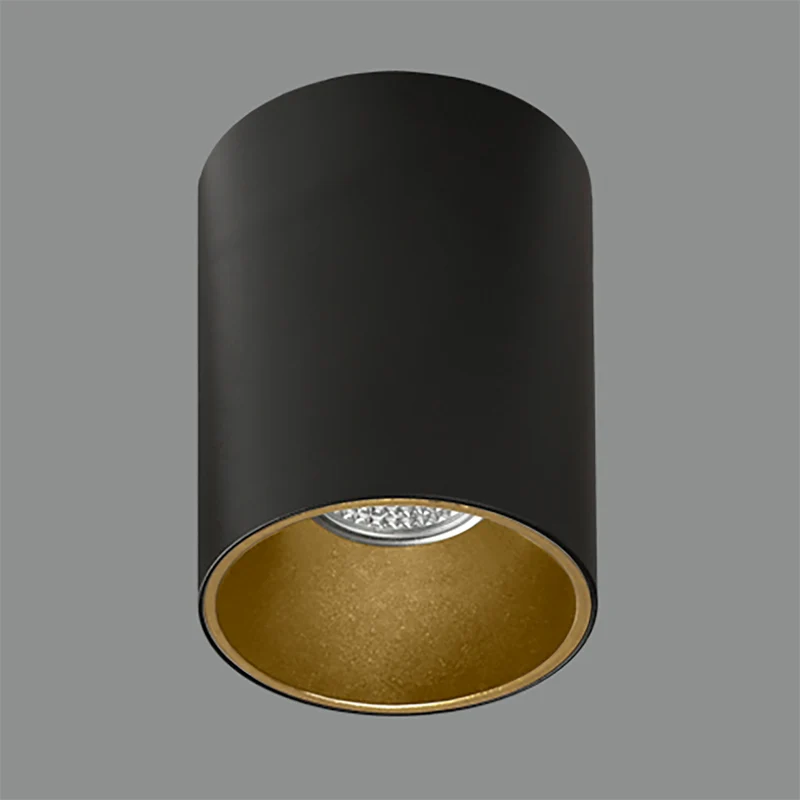 ACB Soul Plafón Negro Texturado/Oro Satinado GU10 8W P37920NOS