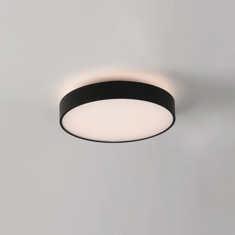 ACB Roma Plafón LED Negro Texturado 40W + 5W 2700K-3000K Slide Switch P3974070N