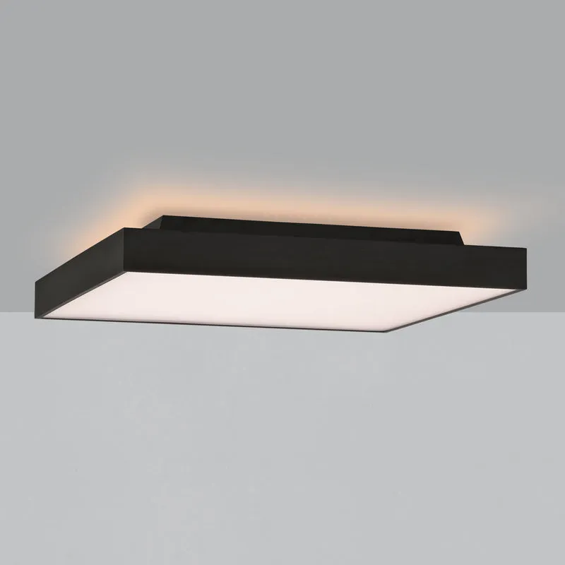 ACB Oporto Plafón negro LED + difusor Slide Switch P3973170N