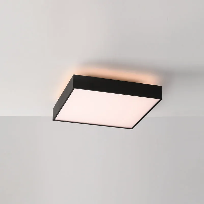 ACB Oporto Plafón negro LED + difusor Slide Switch P3973070N