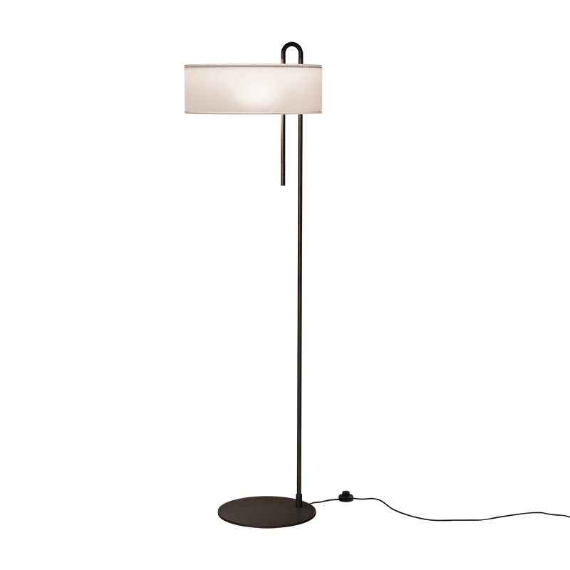ACB Clip Lámpara de pie LED negro y blanco E27 H8178081NB