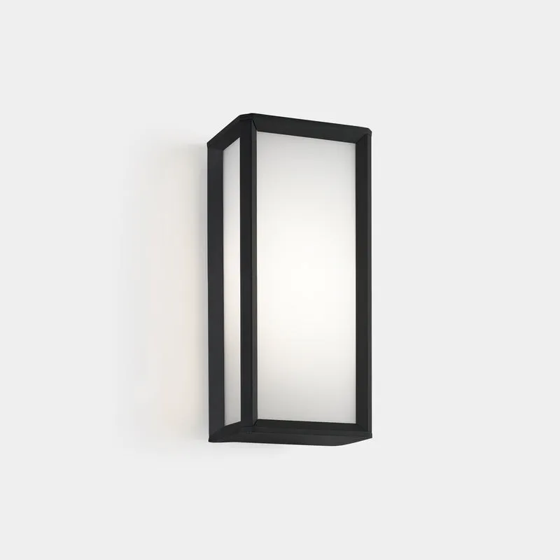 Aplique de exterior LedsC4 Skat LED negro blanco CCT regulable IP65 35cm 05-E055-60-EH