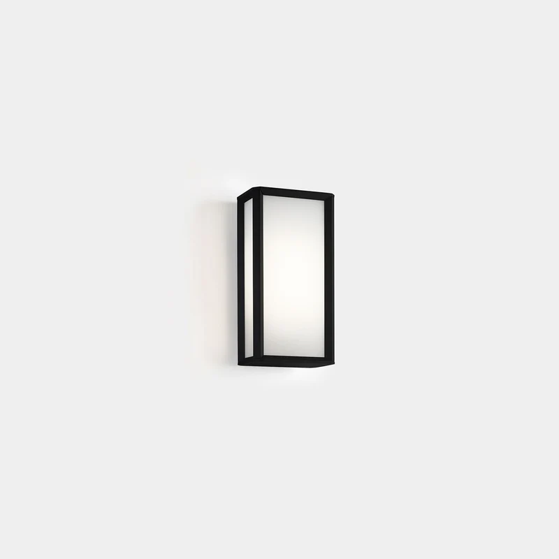 Aplique de exterior LedsC4 Skat LED negro blanco CCT regulable IP65 20cm 05-E028-60-EH