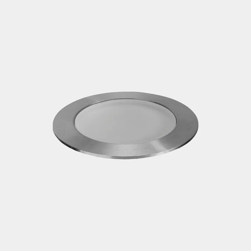 Empotrable de suelo LedsC4 Rim LED acero inoxidable arenado 3000K IP66-IP67 4,6cm 55-E151-CA-CL