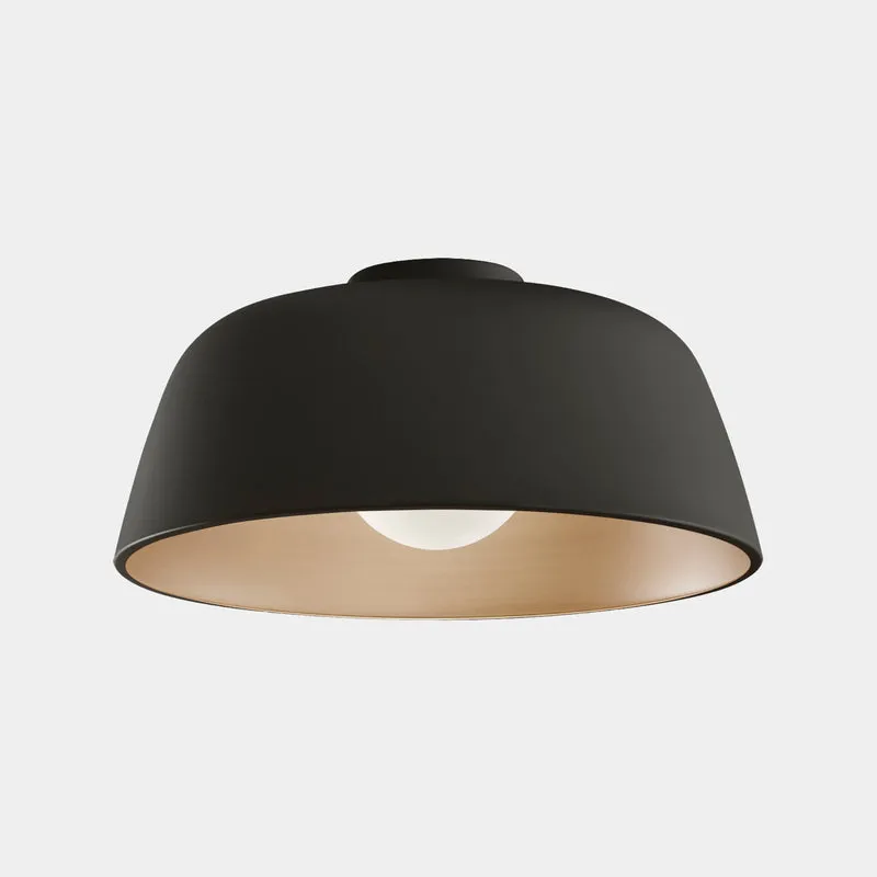 Plafón LedsC4 Miso E27 negro Ø43,3cm 15-8331-05-DL