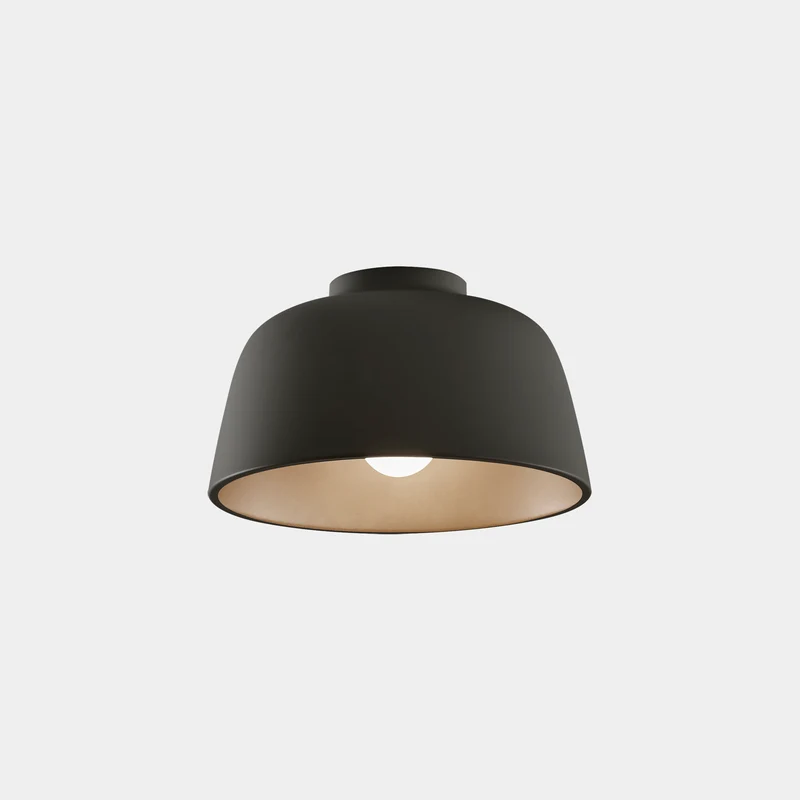 Plafón LedsC4 Miso E27 negro Ø28,5cm 15-8330-05-DL