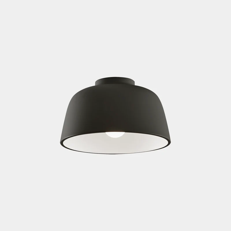 Plafón LedsC4 Miso E27 negro Ø28,5cm 15-8330-05-14