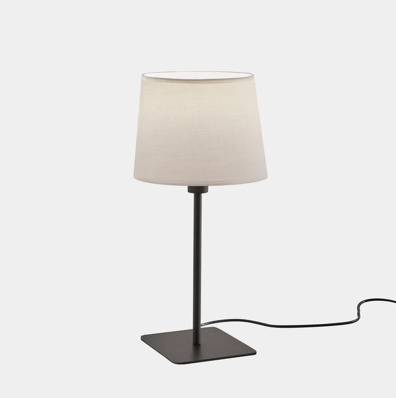 Lámpara de sobremesa LedsC4 Metrica Square E27 negro 10-8350-05-82