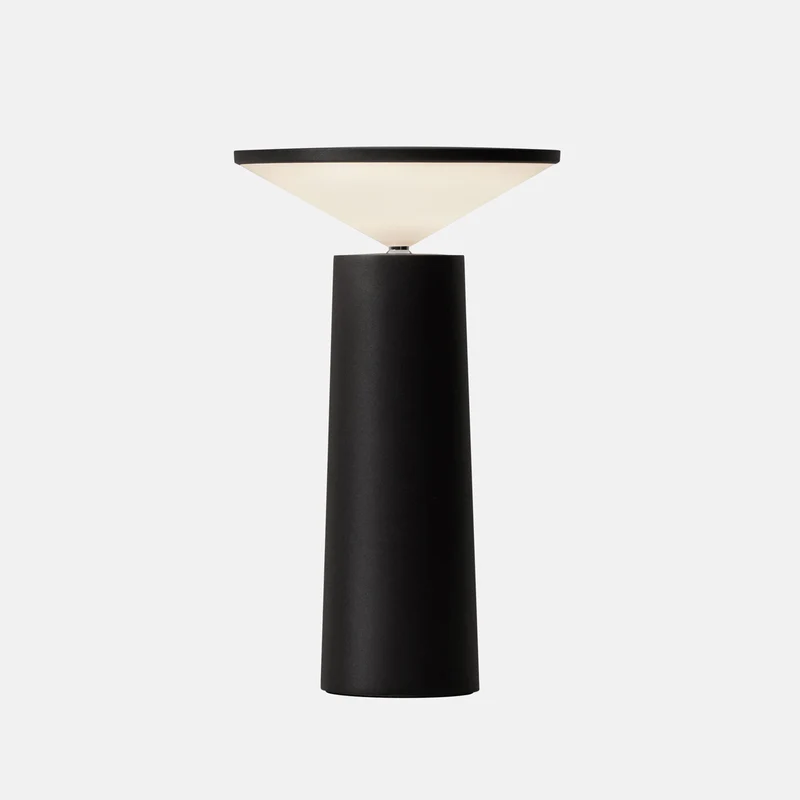 Lámpara de sobremesa LedsC4 Cocktail LED negro satinado 2700K táctil 10-8327-05-05