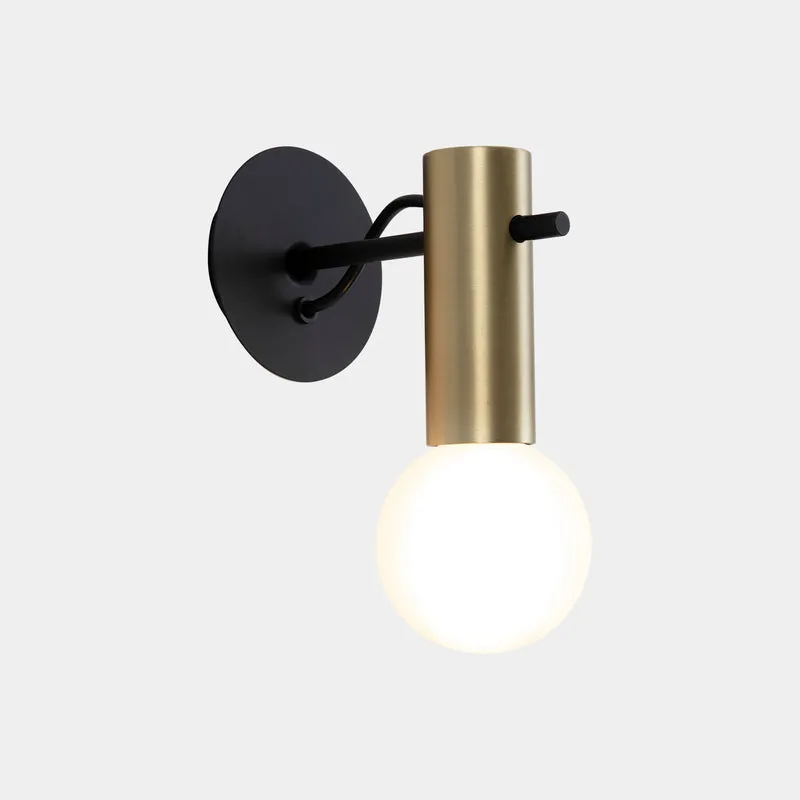 Aplique de pared bola LedsC4 Nude E27 oro mate 05-8515-05-DN