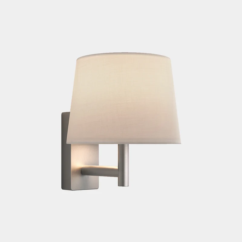 Aplique de pared LedsC4 Metrica Shade E27 níquel satinado 05-8399-81-82