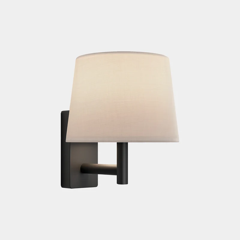 Aplique de pared LedsC4 Metrica Shade E27 negro 05-8399-05-82