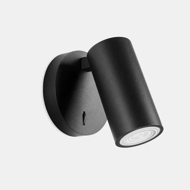 Aplique de pared LedsC4 Simply GU10 negro 05-7982-05-05
