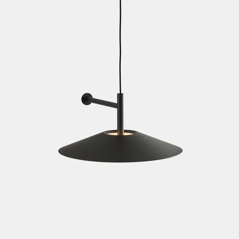 Aplique de pared LedsC4 H LED negro arenado 2700K 05-7742-05-05