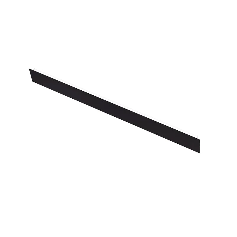 Aplique de pared LedsC4 Fino LED negro arenado 2700K regulable 104cm 05-7576-60-60