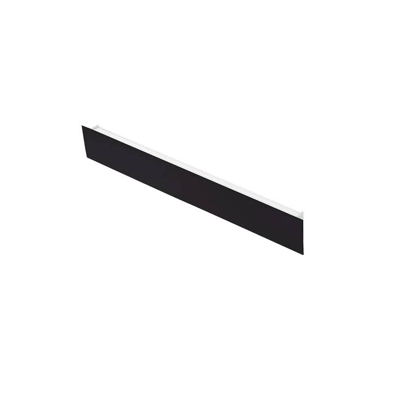 Aplique de pared LedsC4 Fino LED negro arenado 2700K regulable 54cm 05-7574-60-60