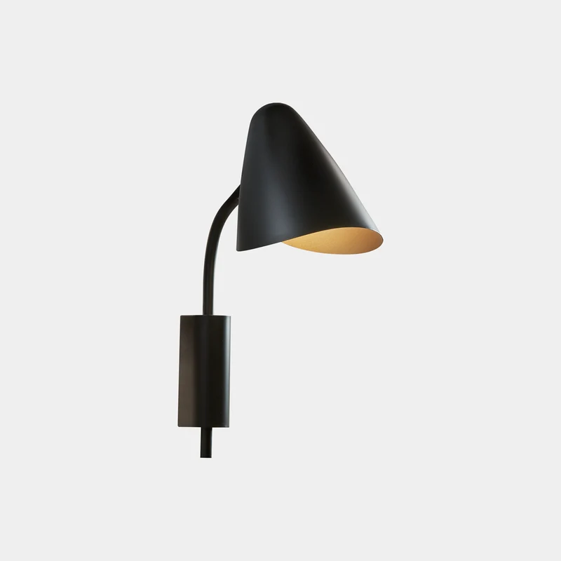 Aplique de pared LedsC4 Organic E14 negro 05-7582-05-05