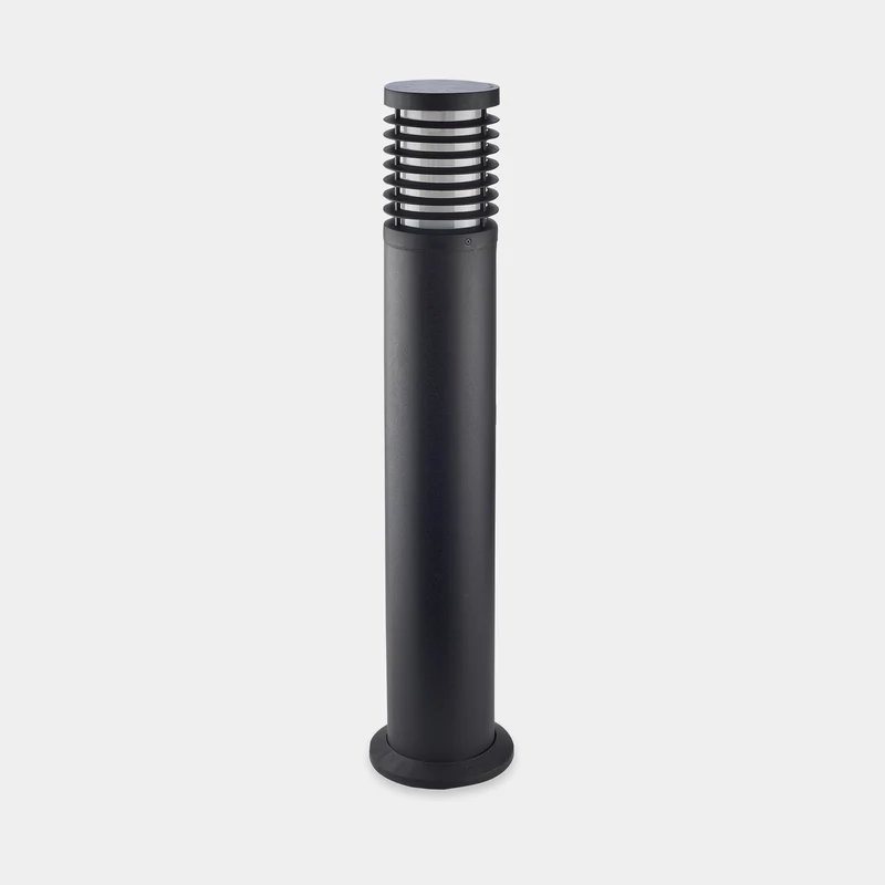 Baliza de exterior LedsC4 Nott E27 negro mate IP65 90cm 55-9656-05-CD