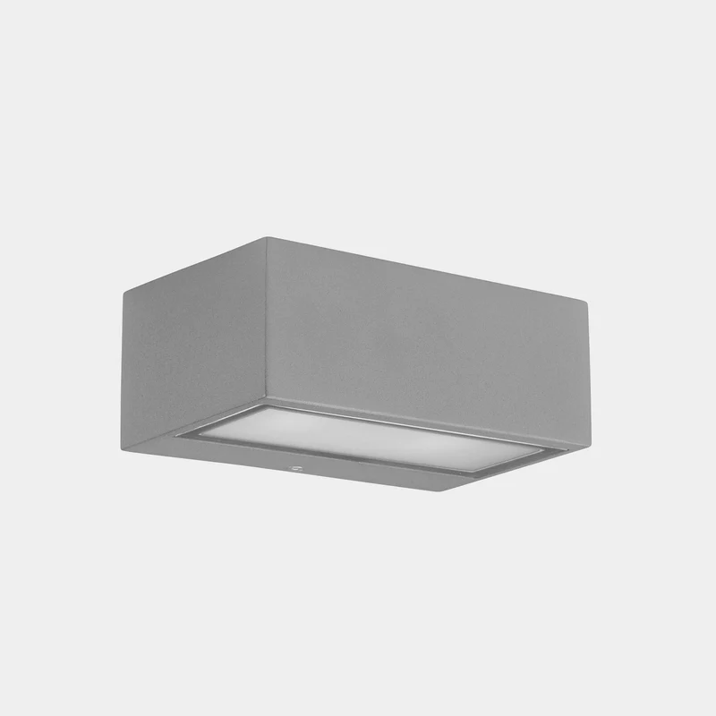 Aplique de exterior LedsC4 Nemesis Led gris CCT regulable IP65 17cm 05-E026-34-EH