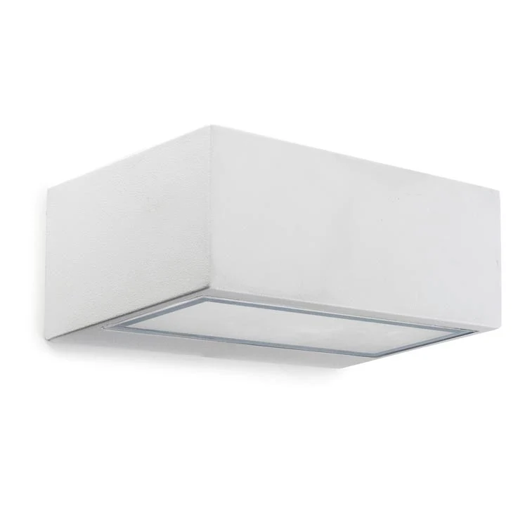 Aplique de exterior LedsC4 Nemesis Aluminium blanco mate IP44 17cm 05-9177-14-B8