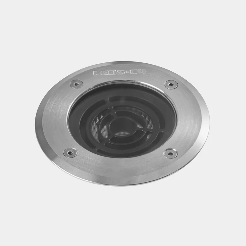 Empotrable de suelo LedsC4 Kay LED acero inoxidable 3000K IP65-IP67 Ø18,5cm 55-E020-CA-CL