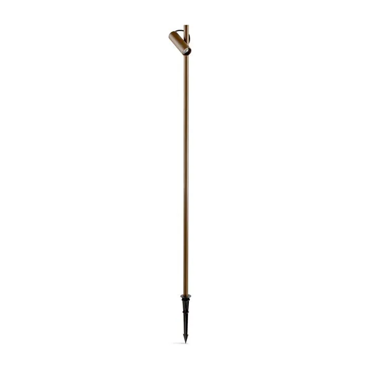 Baliza de exterior LedsC4 Juncus 1 Head LED marrón 3000K IP66 10-E013-J6-CL