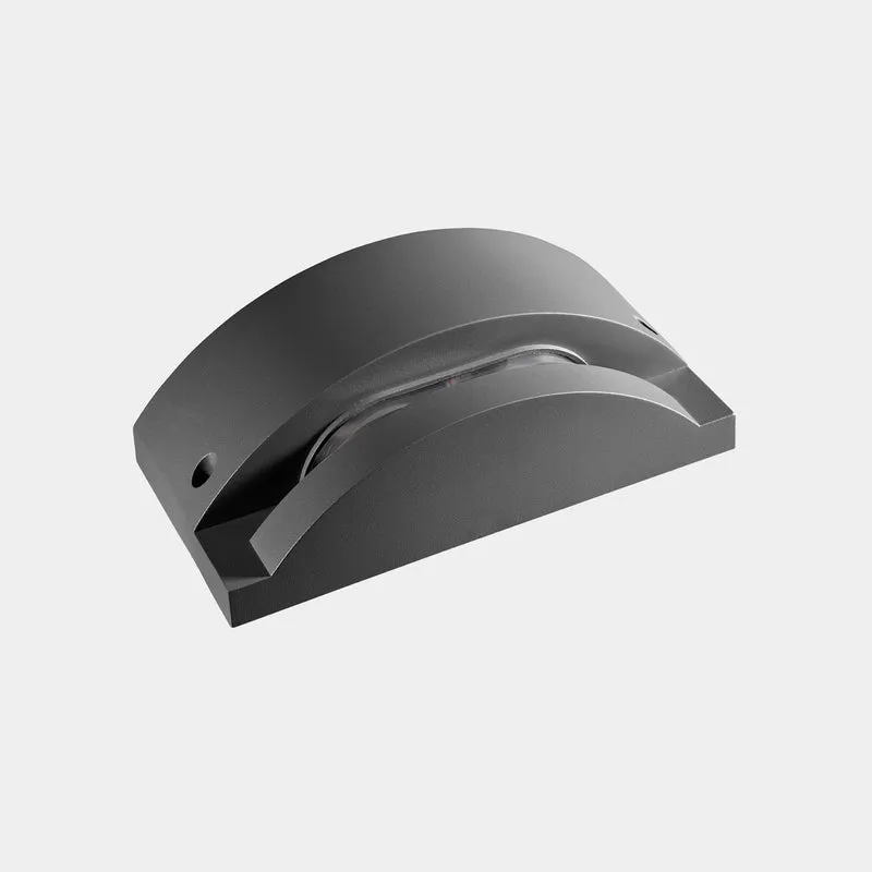 Aplique de exterior LedsC4 Finestra LED gris urbano RGB DMX IP66 10-E077-Z5-00