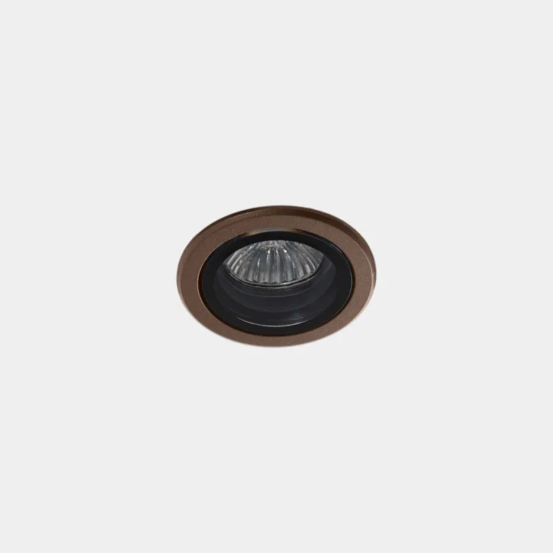 Downlight de exterior LedsC4 Eko GU10 marrón IP66 15-E065-J6-37