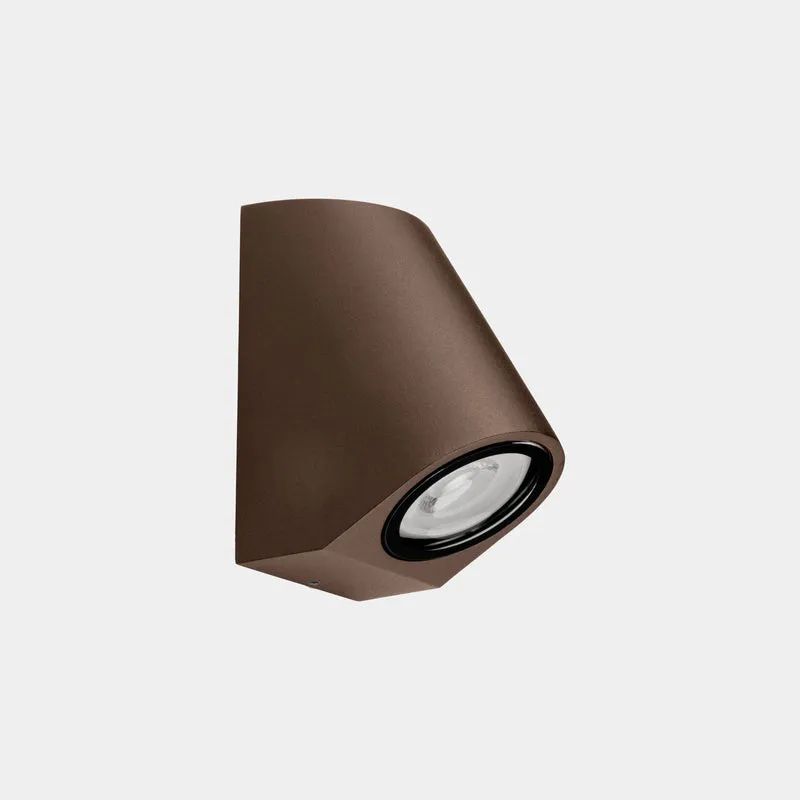 Aplique de exterior LedsC4 Eko Inclined GU10 marrón IP66 05-E158-J6-37