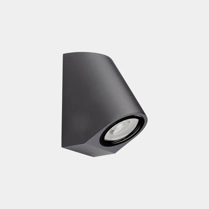 Aplique de exterior LedsC4 Eko Inclined GU10 gris urbano IP66 05-E158-Z5-37