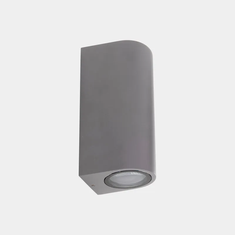 Aplique de exterior LedsC4 Eko Double Emission GU10 gris IP66 05-E159-34-37
