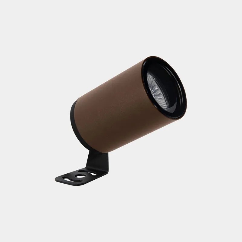 Proyector de exterior LedsC4 Eko Spike GU10 marrón IP66 05-E155-J6-37