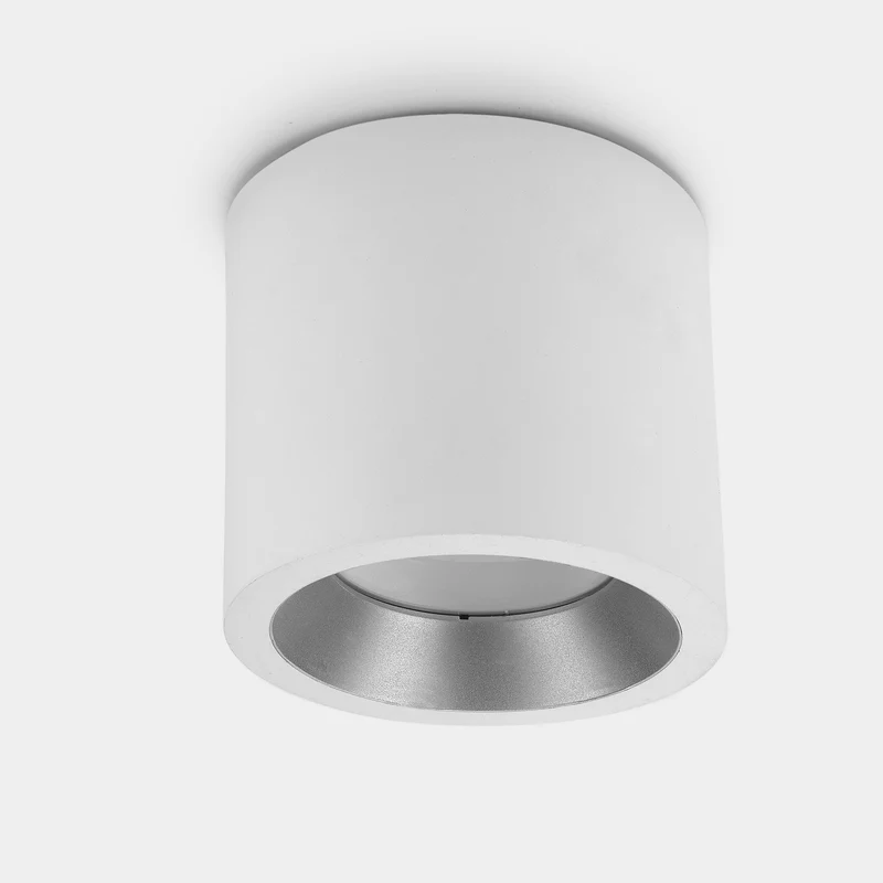 Plafón de exterior LedsC4 Cosmos Led blanco 4000K IP66 Ø12,6cm 15-9790-14-CM