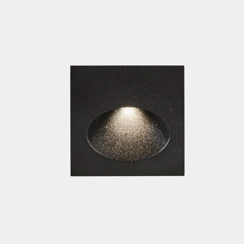 Empotrable de pared LedsC4 Bat Square Oval LED gris urbano 2700K IP66 05-E016-Z5-CK