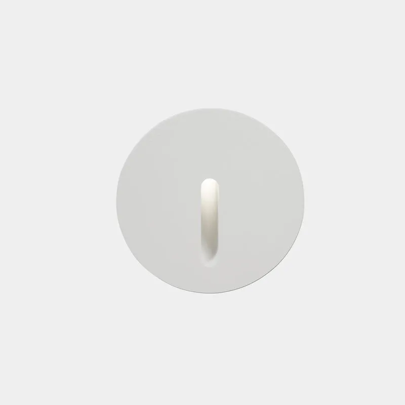 Empotrable de pared LedsC4 Bat Round Lineal LED blanco 2700K IP66 05-E015-14-CK